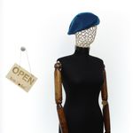 Fashion, accesorii si bijuterii - Femei - Accesorii femei - Caciuli si palarii femei - Bereta de dama, Buticcochet, lana, one size, Turcoaz inchis - BSC705 - Infinity.ro