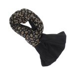 Fashion, accesorii si bijuterii - Barbati - Accesorii barbati - Esarfe si fulare barbati - Esarfa barbati, din poliester, cu model stilizat, 25x120 cm, Negru - ES969 - Infinity.ro