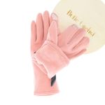 Fashion, accesorii si bijuterii - Femei - Accesorii femei - Manusi femei - Manusi dama, de iarna, din 70% viscoza 30% lana, ButicCochet, cu funda, One size, Roz - MA282 - Infinity.ro