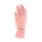 Fashion, accesorii si bijuterii - Femei - Accesorii femei - Manusi femei - Manusi dama, de iarna, din 70% viscoza 30% lana, ButicCochet, cu funda, One size, Roz - MA282 - Infinity.ro