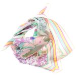Fashion, accesorii si bijuterii - Femei - Accesorii femei - Esarfe si fulare femei - Batic dama, Buticcochet, dimensiune 60x60 cm, 60% poliester 40% matase, imprimeu floral, Crem - ES1856 - Infinity.ro