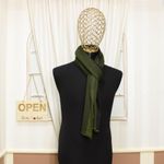 Fashion, accesorii si bijuterii - Barbati - Accesorii barbati - Esarfe si fulare barbati - Esarfa barbati, din pashmina, 33 x 170 cm, Verde kaki - ES1692 - Infinity.ro