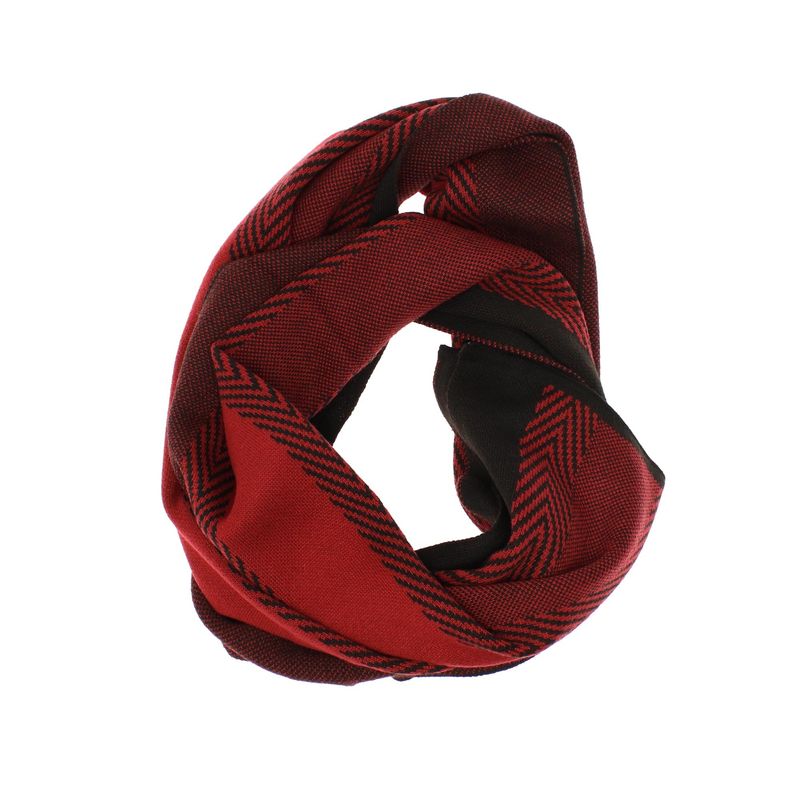 Fashion, accesorii si bijuterii - Barbati - Accesorii barbati - Esarfe si fulare barbati - Esarfa barbati, din pashmina, 33 x 170 cm, Rosu cu negru - ES1691 - Infinity.ro