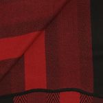 Fashion, accesorii si bijuterii - Barbati - Accesorii barbati - Esarfe si fulare barbati - Esarfa barbati, din pashmina, 33 x 170 cm, Rosu cu negru - ES1691 - Infinity.ro