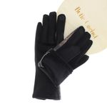 Fashion, accesorii si bijuterii - Femei - Accesorii femei - Manusi femei - Manusi dama, de iarna, din 70% viscoza 30% lana, ButicCochet, cu degete, ciucure, One size, Gri - MA196 - Infinity.ro