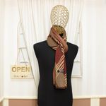 Fashion, accesorii si bijuterii - Barbati - Accesorii barbati - Esarfe si fulare barbati - Esarfa barbati, din pashmina, 33 x 170 cm, model liniar, Visiniu - ES1685 - Infinity.ro
