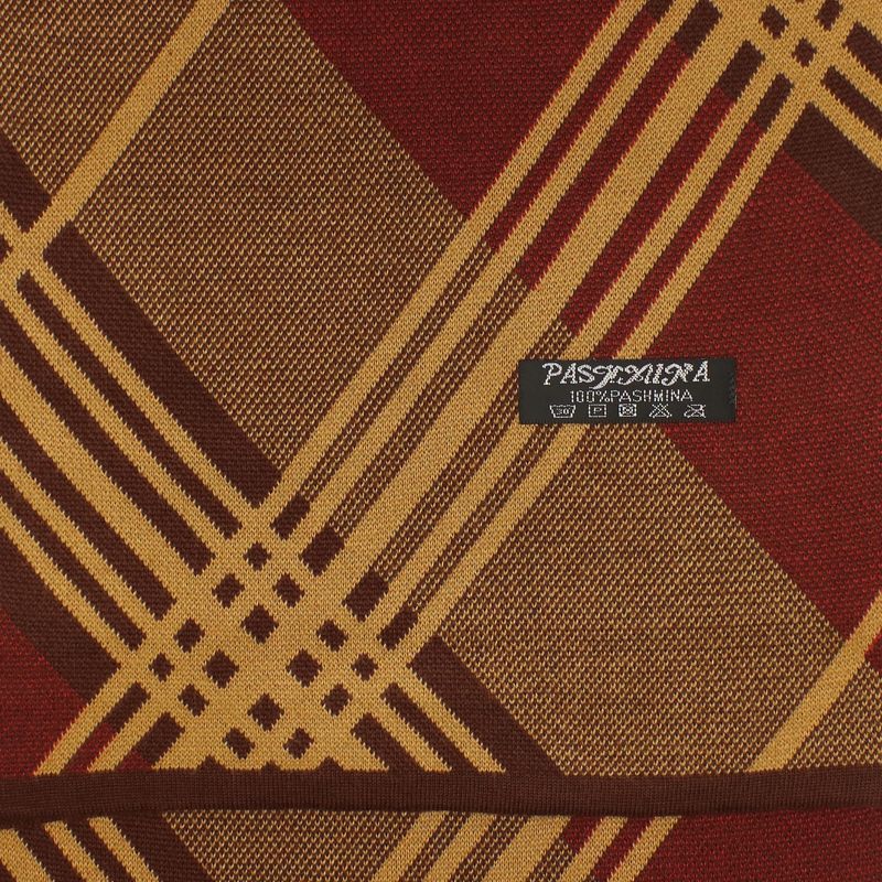 Fashion, accesorii si bijuterii - Barbati - Accesorii barbati - Esarfe si fulare barbati - Esarfa barbati, din pashmina, 33 x 170 cm, model liniar, Visiniu - ES1685 - Infinity.ro