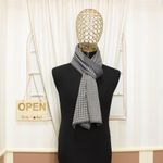 Fashion, accesorii si bijuterii - Barbati - Accesorii barbati - Esarfe si fulare barbati - Esarfa barbati, din pashmina, 33 x 170 cm, model stilizat, Gri - ES1678 - Infinity.ro