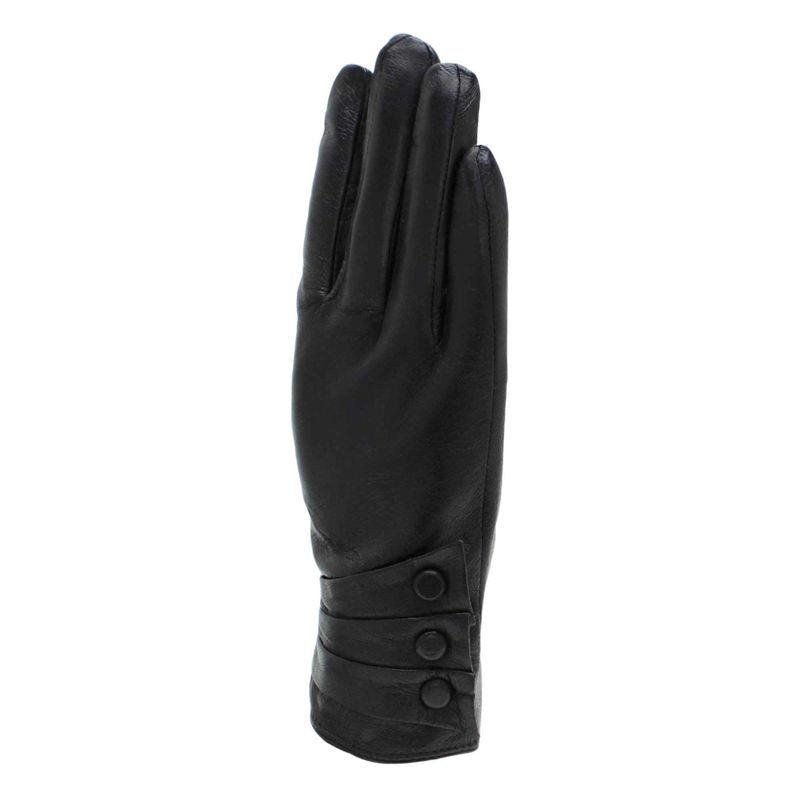 Fashion, accesorii si bijuterii - Femei - Accesorii femei - Manusi femei - Manusi dama, de iarna, din piele naturala cu degete, Negru, marime L - MA130 - Infinity.ro
