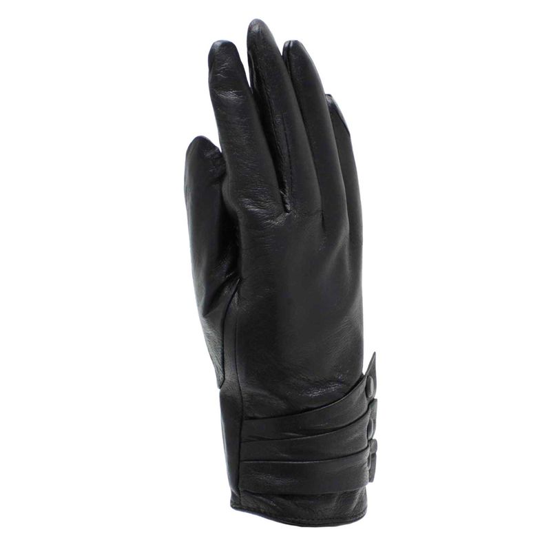 Fashion, accesorii si bijuterii - Femei - Accesorii femei - Manusi femei - Manusi dama, de iarna, din piele naturala cu degete, Negru, marime L - MA130 - Infinity.ro