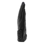 Fashion, accesorii si bijuterii - Femei - Accesorii femei - Manusi femei - Manusi dama, de iarna, din piele naturala cu degete, Negru, marime L - MA130 - Infinity.ro