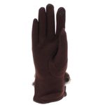 Fashion, accesorii si bijuterii - Femei - Accesorii femei - Manusi femei - Manusi dama, de iarna, 65% poliester 35% bumbac, ButicCochet, cu degete, marime M, Maro - MA166 - Infinity.ro
