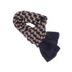 Fashion, accesorii si bijuterii - Barbati - Accesorii barbati - Esarfe si fulare barbati - Esarfa barbati, din poliester, cu model stilizat, 25x120 cm, Bleumarin - ES971 - Infinity.ro