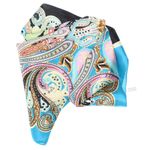 Fashion, accesorii si bijuterii - Femei - Accesorii femei - Esarfe si fulare femei - Batic dama, Buticcochet, dimensiune 60x60 cm, 60% poliester 40% matase, imprimeu stilizat, Multicolor - ES2086 - Infinity.ro