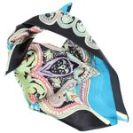 Fashion, accesorii si bijuterii - Femei - Accesorii femei - Esarfe si fulare femei - Batic dama, Buticcochet, dimensiune 60x60 cm, 60% poliester 40% matase, imprimeu stilizat, Multicolor - ES2086 - Infinity.ro