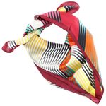 Fashion, accesorii si bijuterii - Femei - Accesorii femei - Esarfe si fulare femei - Batic dama, Buticcochet, dimensiune 60x60 cm, 60% poliester 40% matase, Visiniu - ES2062 - Infinity.ro