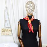 Fashion, accesorii si bijuterii - Femei - Accesorii femei - Esarfe si fulare femei - Batic dama, Buticcochet, dimensiune 60x60 cm, 60% poliester 40% matase, Rosu - ES2068 - Infinity.ro