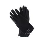 Fashion, accesorii si bijuterii - Femei - Accesorii femei - Manusi femei - Manusi dama, de iarna, din 70% viscoza 30% lana, ButicCochet, cu fundita, One size, Negru - MA275 - Infinity.ro