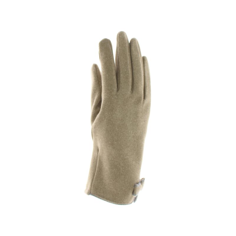 Fashion, accesorii si bijuterii - Femei - Accesorii femei - Manusi femei - Manusi dama, de iarna, din 70% viscoza 30% lana, ButicCochet, cu fundita, One size, Bej - MA277 - Infinity.ro