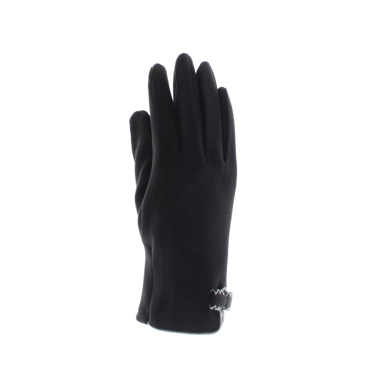 Fashion, accesorii si bijuterii - Femei - Accesorii femei - Manusi femei - Manusi dama, de iarna, din 70% viscoza 30% lana, ButicCochet, cu fundita, One size, Negru - MA275 - Infinity.ro