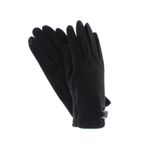 Fashion, accesorii si bijuterii - Femei - Accesorii femei - Manusi femei - Manusi dama, de iarna, din 70% viscoza 30% lana, ButicCochet, cu fundita, One size, Negru - MA275 - Infinity.ro