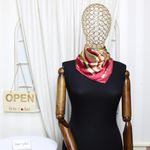 Fashion, accesorii si bijuterii - Femei - Accesorii femei - Esarfe si fulare femei - Batic dama, Buticcochet, dimensiune 60x60 cm, 60% poliester 40% matase, Rosu - ES2059 - Infinity.ro