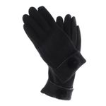 Fashion, accesorii si bijuterii - Femei - Accesorii femei - Manusi femei - Manusi dama, de iarna, din 70% viscoza 30% lana, ButicCochet, model cu ciucure, One size, Negru - MA248 - Infinity.ro