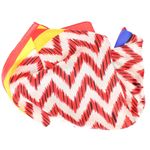 Fashion, accesorii si bijuterii - Femei - Accesorii femei - Esarfe si fulare femei - Batic dama, Buticcochet, dimensiune 60x60 cm, 60% poliester 40% matase, Rosu - ES2055 - Infinity.ro