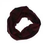 Fashion, accesorii si bijuterii - Barbati - Accesorii barbati - Esarfe si fulare barbati - Esarfa barbati, din casmir / pashmina, 30 x 188 cm, model liniar, Rosu cu negru - ES2538 - Infinity.ro