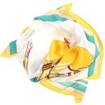 Fashion, accesorii si bijuterii - Femei - Accesorii femei - Esarfe si fulare femei - Batic dama, Buticcochet, dimensiune 60x60 cm, 60% poliester 40% matase, imprimeu cu cai, Multicolor - ES2054 - Infinity.ro
