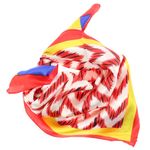 Fashion, accesorii si bijuterii - Femei - Accesorii femei - Esarfe si fulare femei - Batic dama, Buticcochet, dimensiune 60x60 cm, 60% poliester 40% matase, Rosu - ES2055 - Infinity.ro