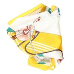 Fashion, accesorii si bijuterii - Femei - Accesorii femei - Esarfe si fulare femei - Batic dama, Buticcochet, dimensiune 60x60 cm, 60% poliester 40% matase, imprimeu cu cai, Multicolor - ES2054 - Infinity.ro