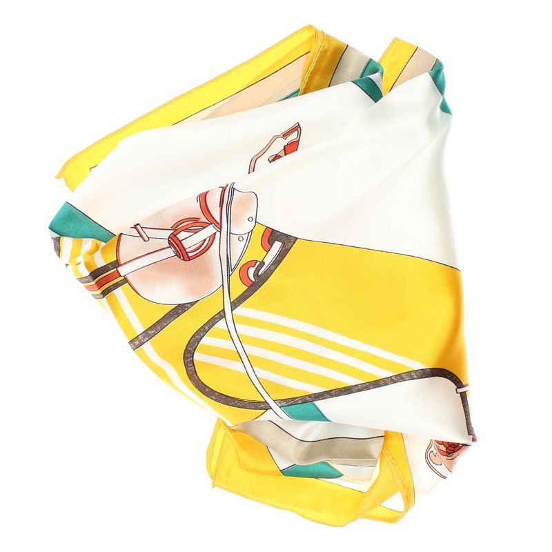 Fashion, accesorii si bijuterii - Femei - Accesorii femei - Esarfe si fulare femei - Batic dama, Buticcochet, dimensiune 60x60 cm, 60% poliester 40% matase, imprimeu cu cai, Multicolor - ES2054 - Infinity.ro