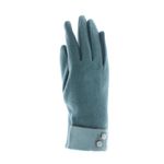 Fashion, accesorii si bijuterii - Femei - Accesorii femei - Manusi femei - Manusi dama, de iarna, din 70% viscoza 30% lana, ButicCochet, model cu nasturei, One size, Albastru - MA247 - Infinity.ro