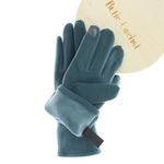 Fashion, accesorii si bijuterii - Femei - Accesorii femei - Manusi femei - Manusi dama, de iarna, din 70% viscoza 30% lana, ButicCochet, model cu nasturei, One size, Albastru - MA247 - Infinity.ro