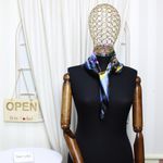 Fashion, accesorii si bijuterii - Femei - Accesorii femei - Esarfe si fulare femei - Batic dama, Buticcochet, dimensiune 60x60 cm, 60% poliester 40% matase, Multicolor - ES2047 - Infinity.ro