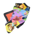 Fashion, accesorii si bijuterii - Femei - Accesorii femei - Esarfe si fulare femei - Batic dama, Buticcochet, dimensiune 60x60 cm, 60% poliester 40% matase, Multicolor - ES2047 - Infinity.ro