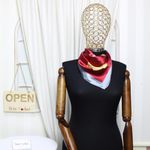 Fashion, accesorii si bijuterii - Femei - Accesorii femei - Esarfe si fulare femei - Batic dama, Buticcochet, dimensiune 60x60 cm, 60% poliester 40% matase, Visiniu - ES2046 - Infinity.ro