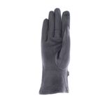 Fashion, accesorii si bijuterii - Femei - Accesorii femei - Manusi femei - Manusi dama, de iarna, din 90% poliester 10% spandex, ButicCochet, cu catarama, One size, Gri - MA214 - Infinity.ro