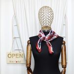 Fashion, accesorii si bijuterii - Femei - Accesorii femei - Esarfe si fulare femei - Batic dama, Buticcochet, dimensiune 60x60 cm,din material sintetic, model floral stilizat, Roz - ES1869 - Infinity.ro