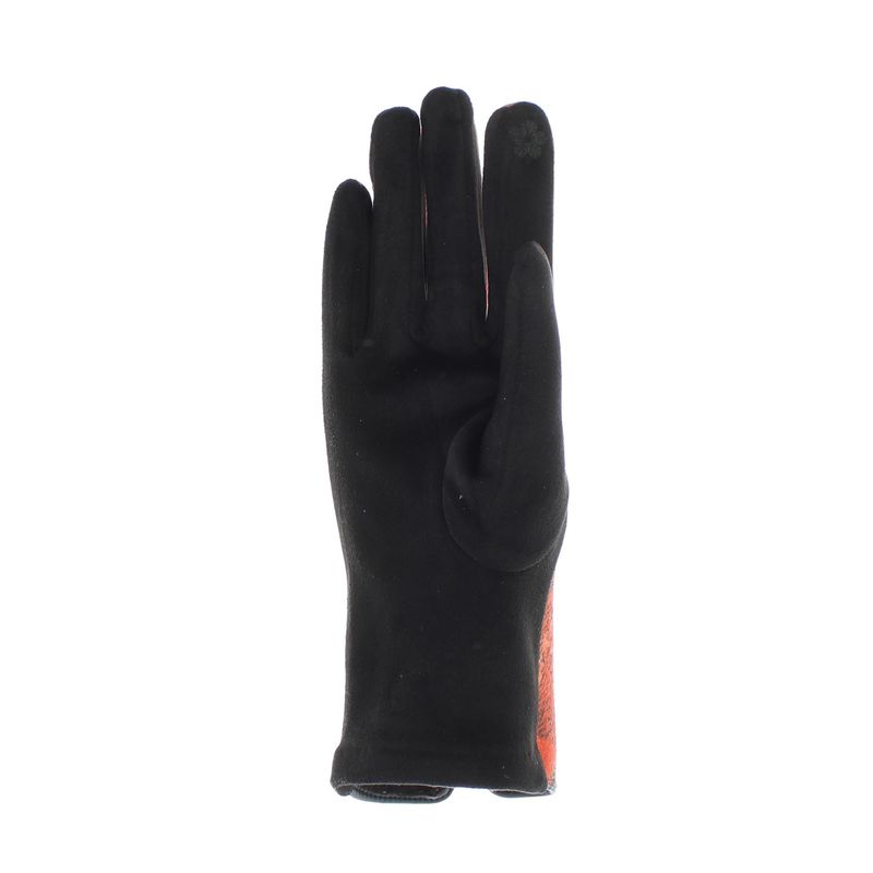 Fashion, accesorii si bijuterii - Femei - Accesorii femei - Manusi femei - Manusi dama, de iarna, din 70% viscoza 30% lana, ButicCochet, cu degete, ciucure, One size, Portocaliu - MA200 - Infinity.ro