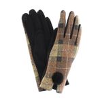 Fashion, accesorii si bijuterii - Femei - Accesorii femei - Manusi femei - Manusi dama, de iarna, din 70% viscoza 30% lana, ButicCochet, cu degete, ciucure, One size, Bej - MA199 - Infinity.ro