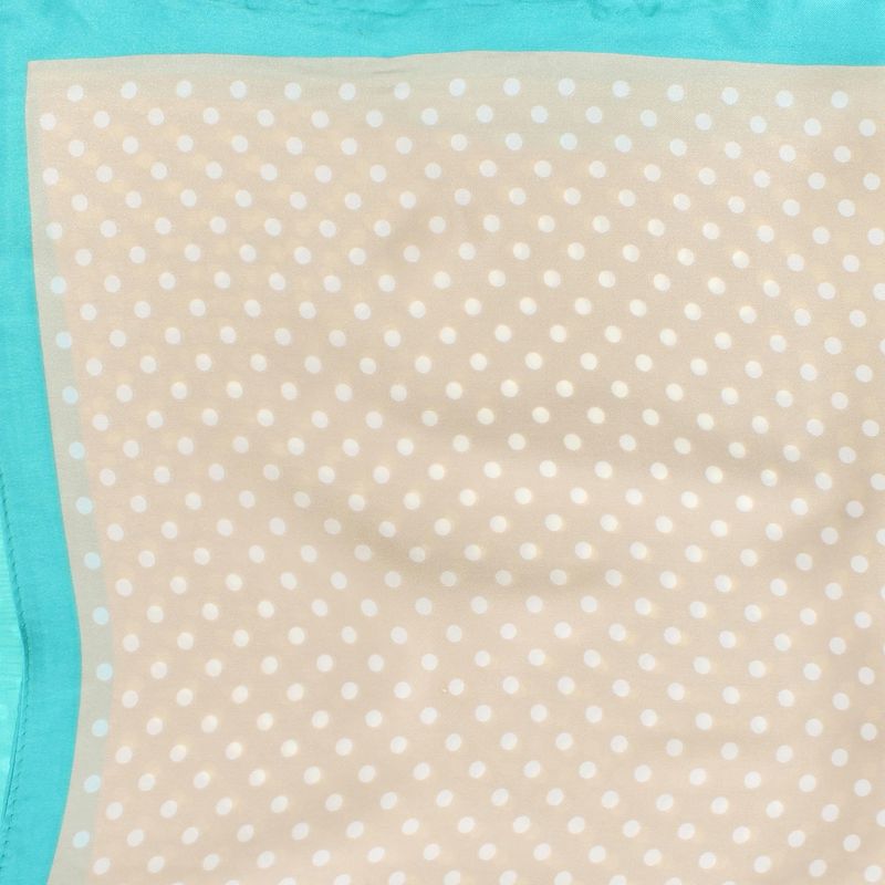 Fashion, accesorii si bijuterii - Femei - Accesorii femei - Esarfe si fulare femei - Batic dama, Buticcochet, dimensiune 60x60 cm, 60% poliester 40% matase, cu buline mici, Bej - ES1895 - Infinity.ro