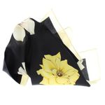 Fashion, accesorii si bijuterii - Femei - Accesorii femei - Esarfe si fulare femei - Batic dama, Buticcochet, dimensiune 60x60 cm, 60% poliester 40% matase, model floral, Negru - ES1872 - Infinity.ro