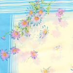 Fashion, accesorii si bijuterii - Femei - Accesorii femei - Esarfe si fulare femei - Batic dama, Buticcochet, dimensiune 60x60 cm, 60% poliester 40% matase, imprimeu floral, Albastru - ES1862 - Infinity.ro