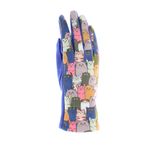 Fashion, accesorii si bijuterii - Femei - Accesorii femei - Manusi femei - Manusi dama, de iarna, din 70% viscoza 30% lana, ButicCochet, cu degete, imprimeu cu pisici, One size, Albastru electric - MA187 - Infinity.ro
