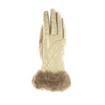 Fashion, accesorii si bijuterii - Femei - Accesorii femei - Manusi femei - Manusi dama, de iarna, din 70% viscoza 30% lana, ButicCochet, cu degete, One size, Auriu - MA180 - Infinity.ro