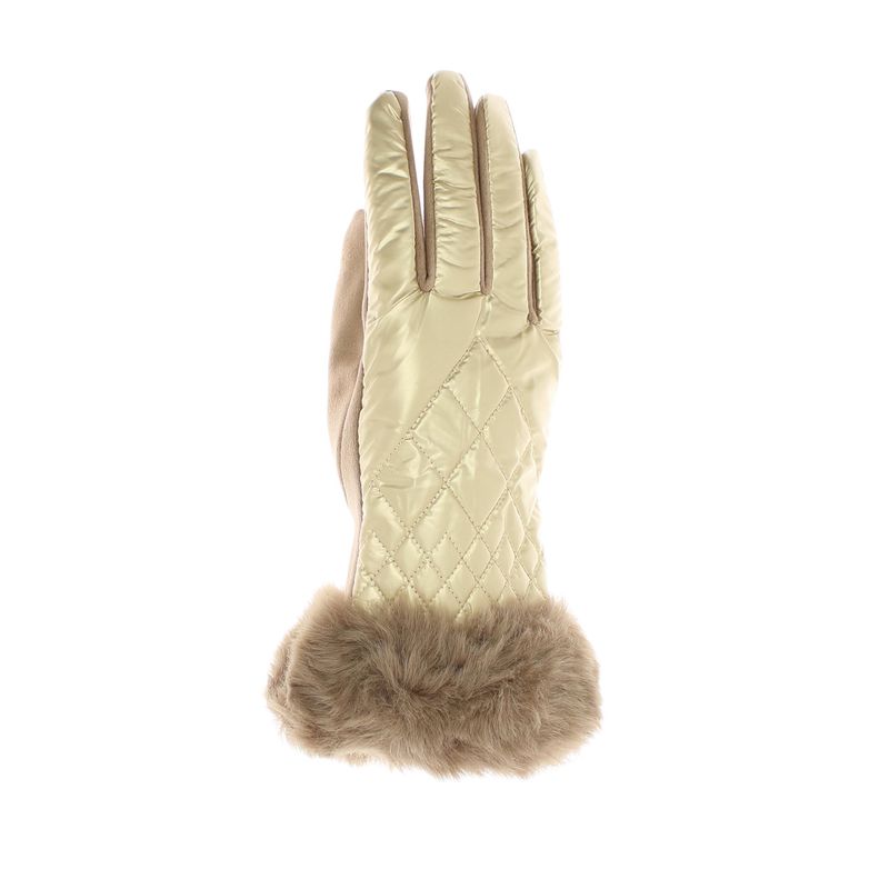 Fashion, accesorii si bijuterii - Femei - Accesorii femei - Manusi femei - Manusi dama, de iarna, din 70% viscoza 30% lana, ButicCochet, cu degete, One size, Auriu - MA180 - Infinity.ro