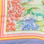 Fashion, accesorii si bijuterii - Femei - Accesorii femei - Esarfe si fulare femei - Batic dama, Buticcochet, dimensiune 60x60 cm, 60% poliester 40% matase, imprimeu floral, Albastru - ES1854 - Infinity.ro