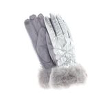 Fashion, accesorii si bijuterii - Femei - Accesorii femei - Manusi femei - Manusi dama, de iarna, din 70% viscoza 30% lana, ButicCochet, cu degete, One size, Argintiu - MA175 - Infinity.ro